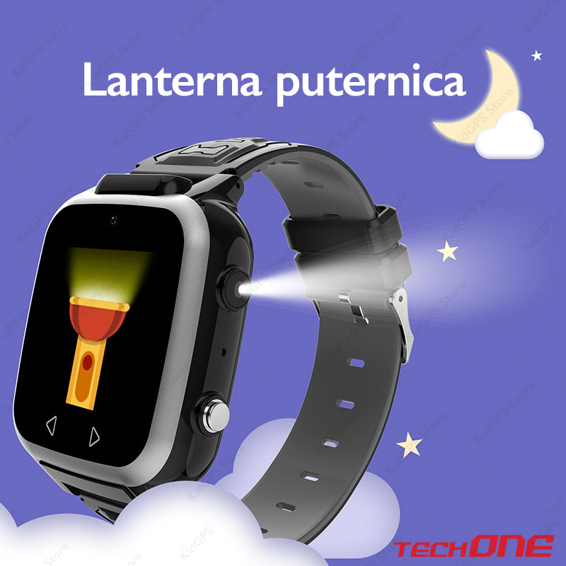 Ceas smartwatch copii Techone Y8, Negru Ceas smartwatch copii Techone Y8, Negru